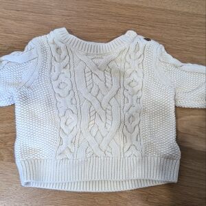 Baby Gap cable knit sweater 3-6 months